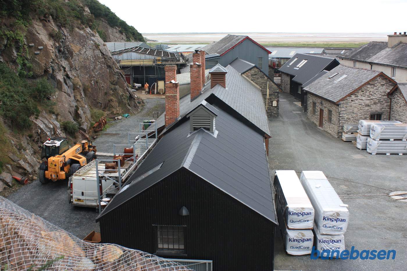 Vue ned over værkstederne