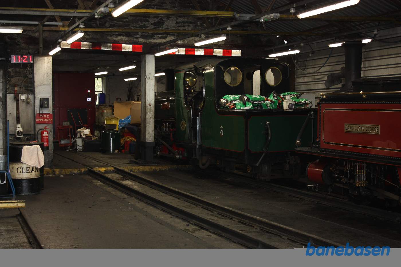 Et kig ind i lokomotivværkstedet