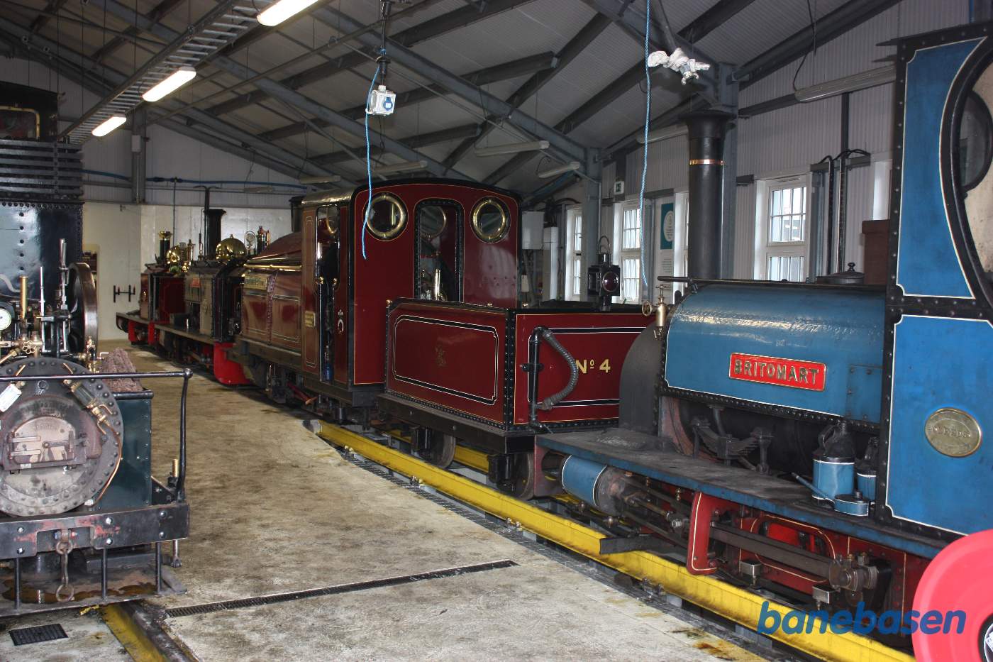 Udstilling af historiske damplokomotiver