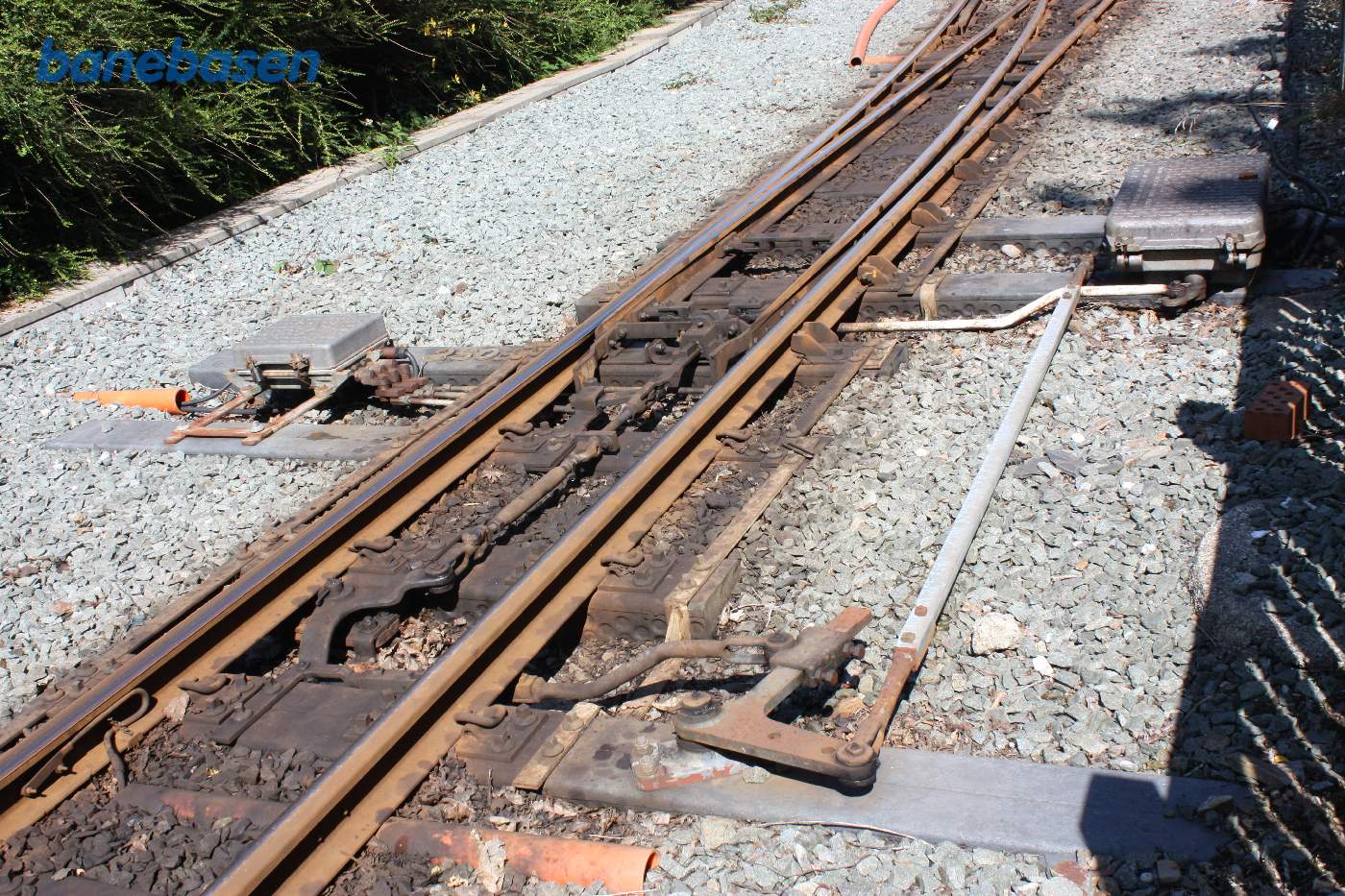 Et mekanisk kompliceret sporskifte