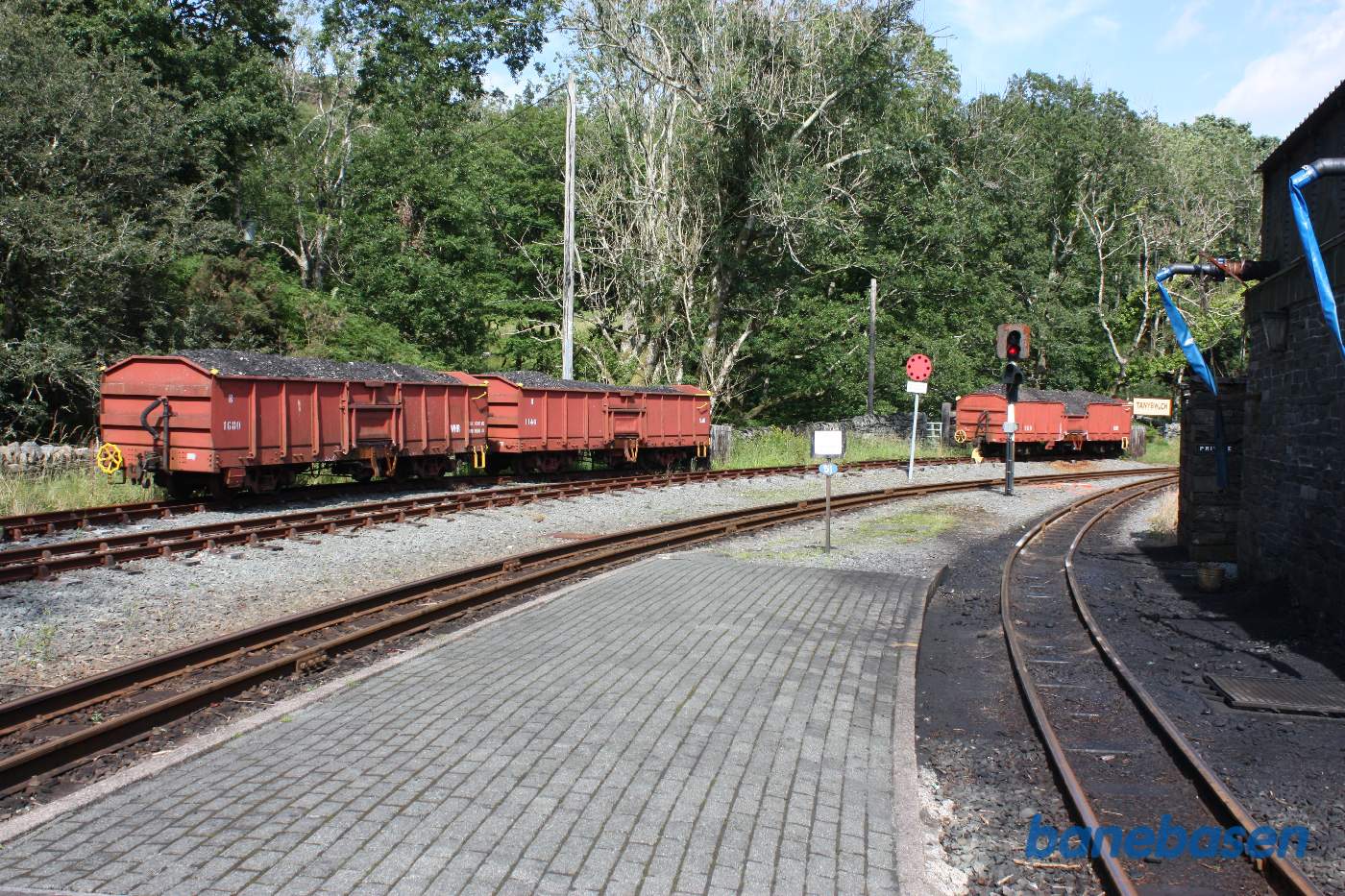 Godsvogne i sidesporet