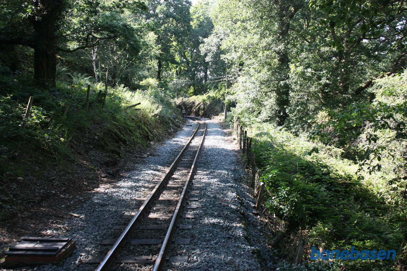 Strækningen mellem Tan-y-bwlch og trinbrættet Plas Halt
