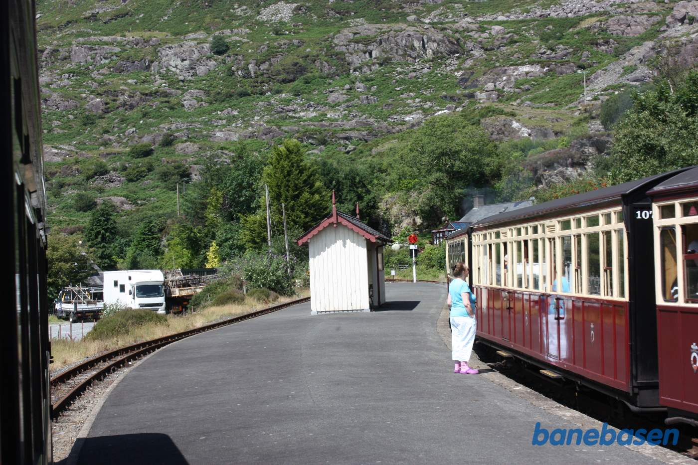 2 damptog på stationen