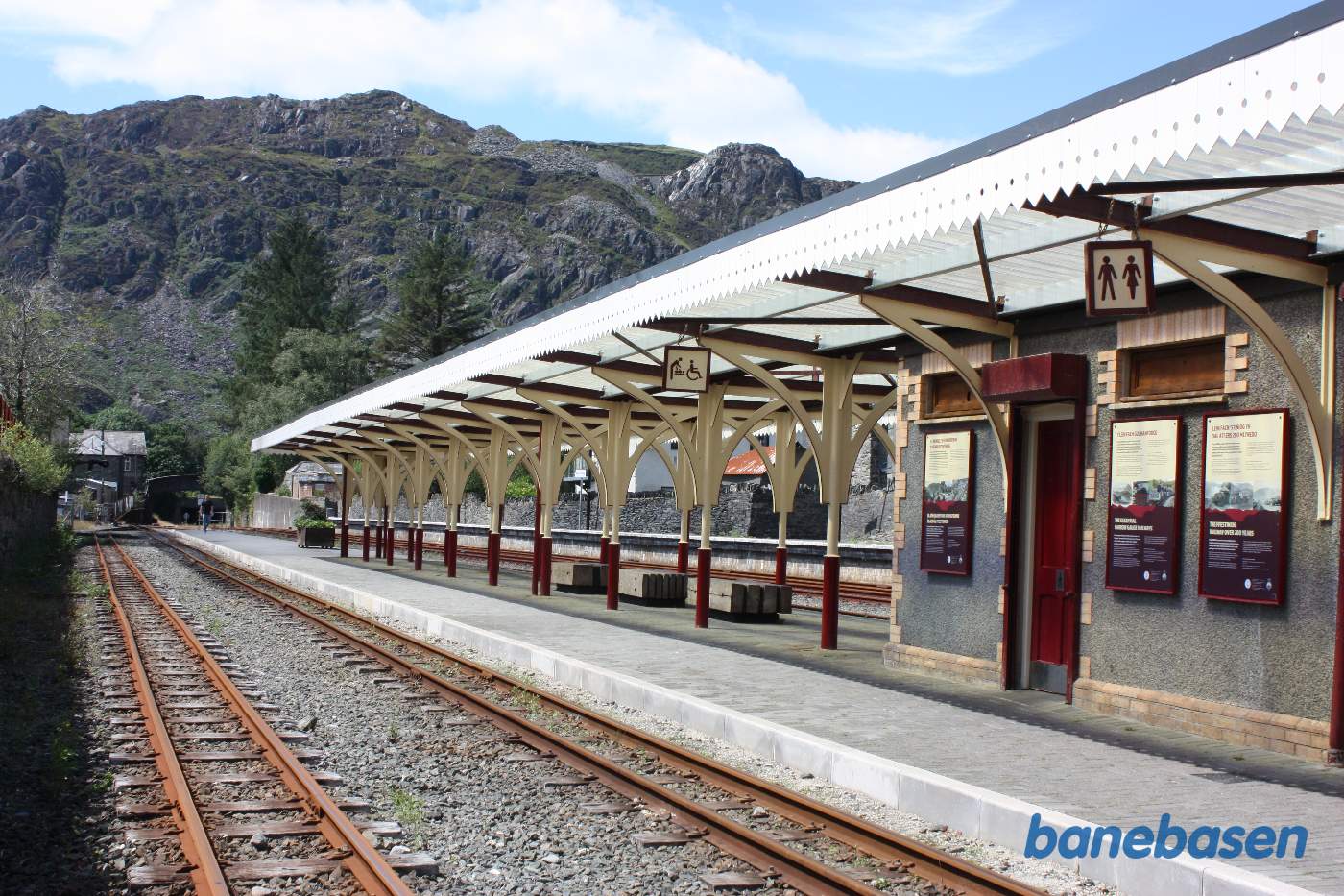 Perronen for smalsporsbanen