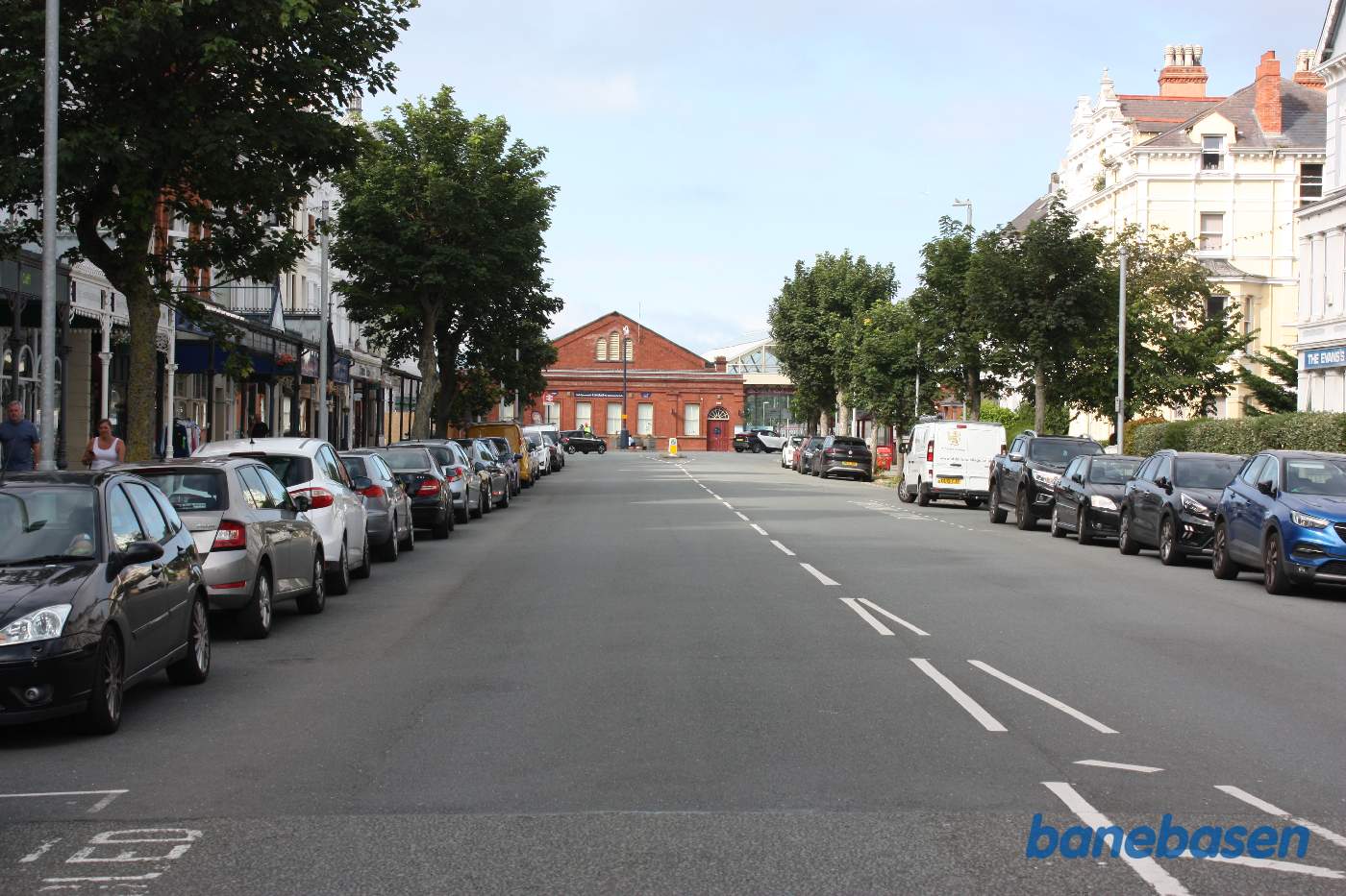 Stationen for enden af gaden