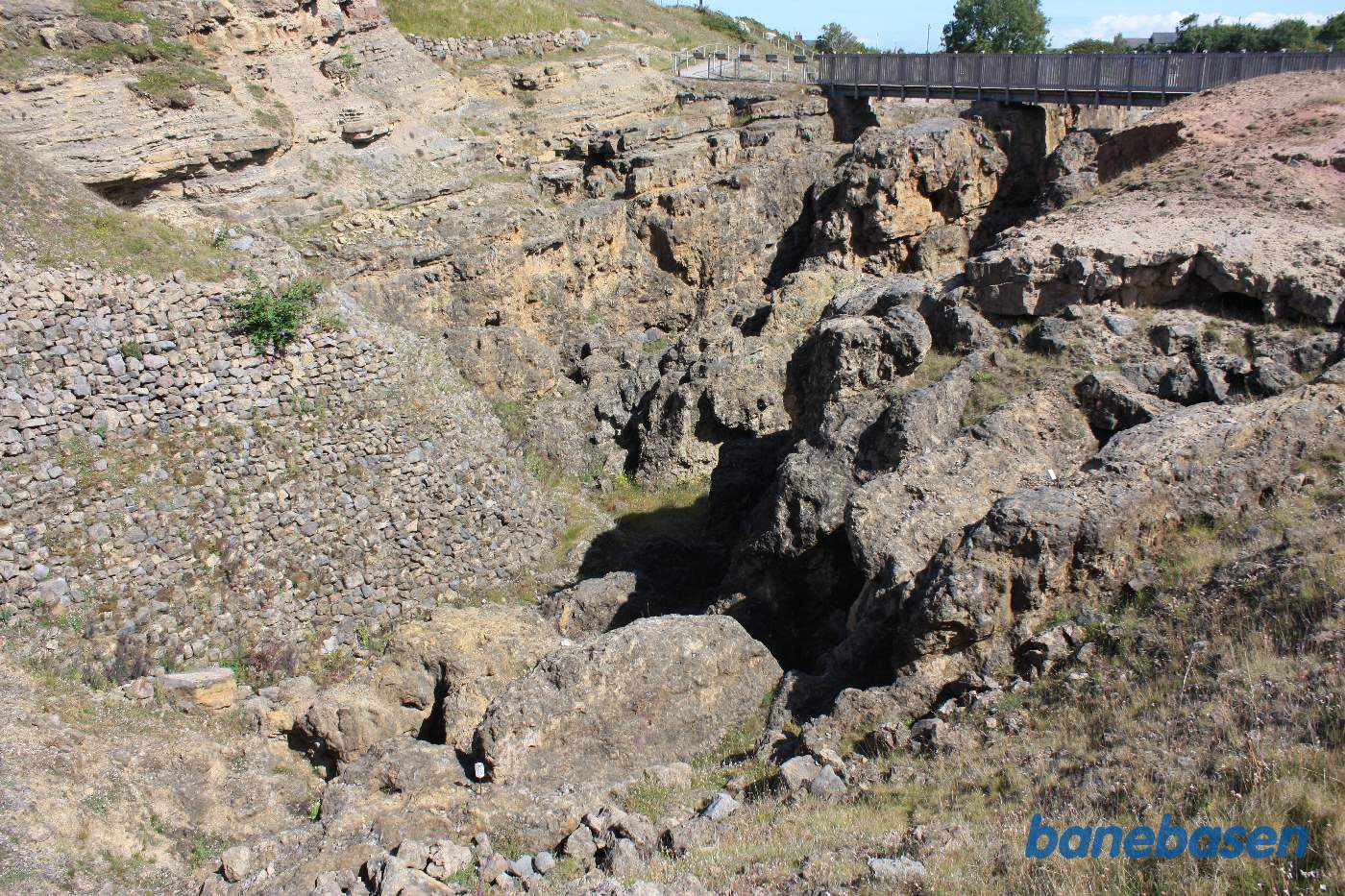 Den udvendige del af kobberminen