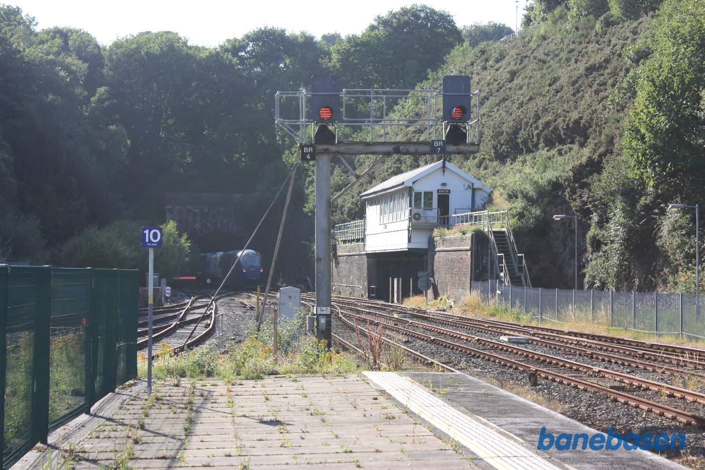 Signalhuset ved udkørslen