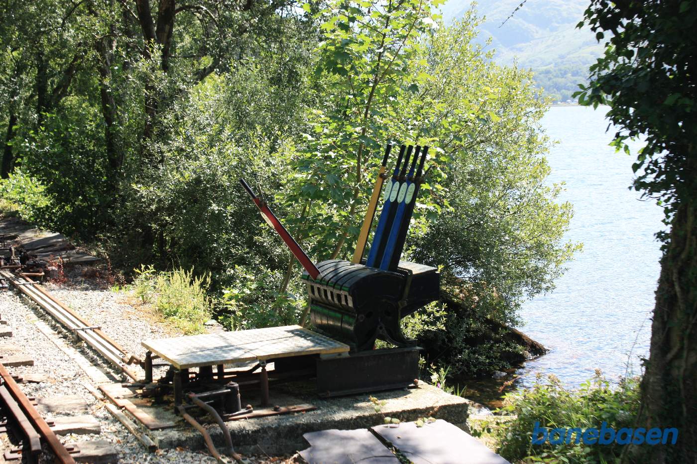 Stationens sikringsanlæg ude i det fri