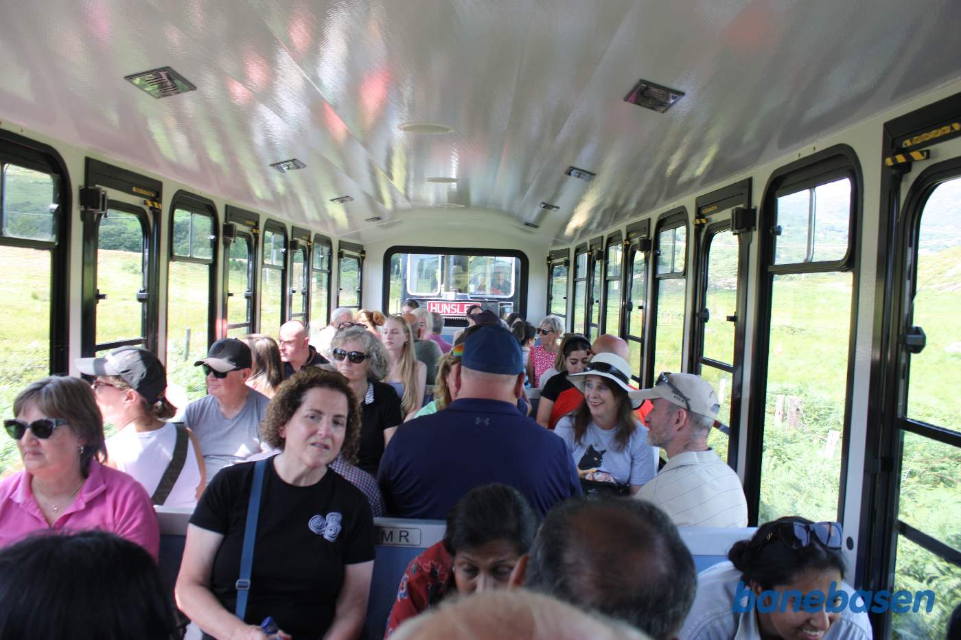 Billede af personvognen indvendigt