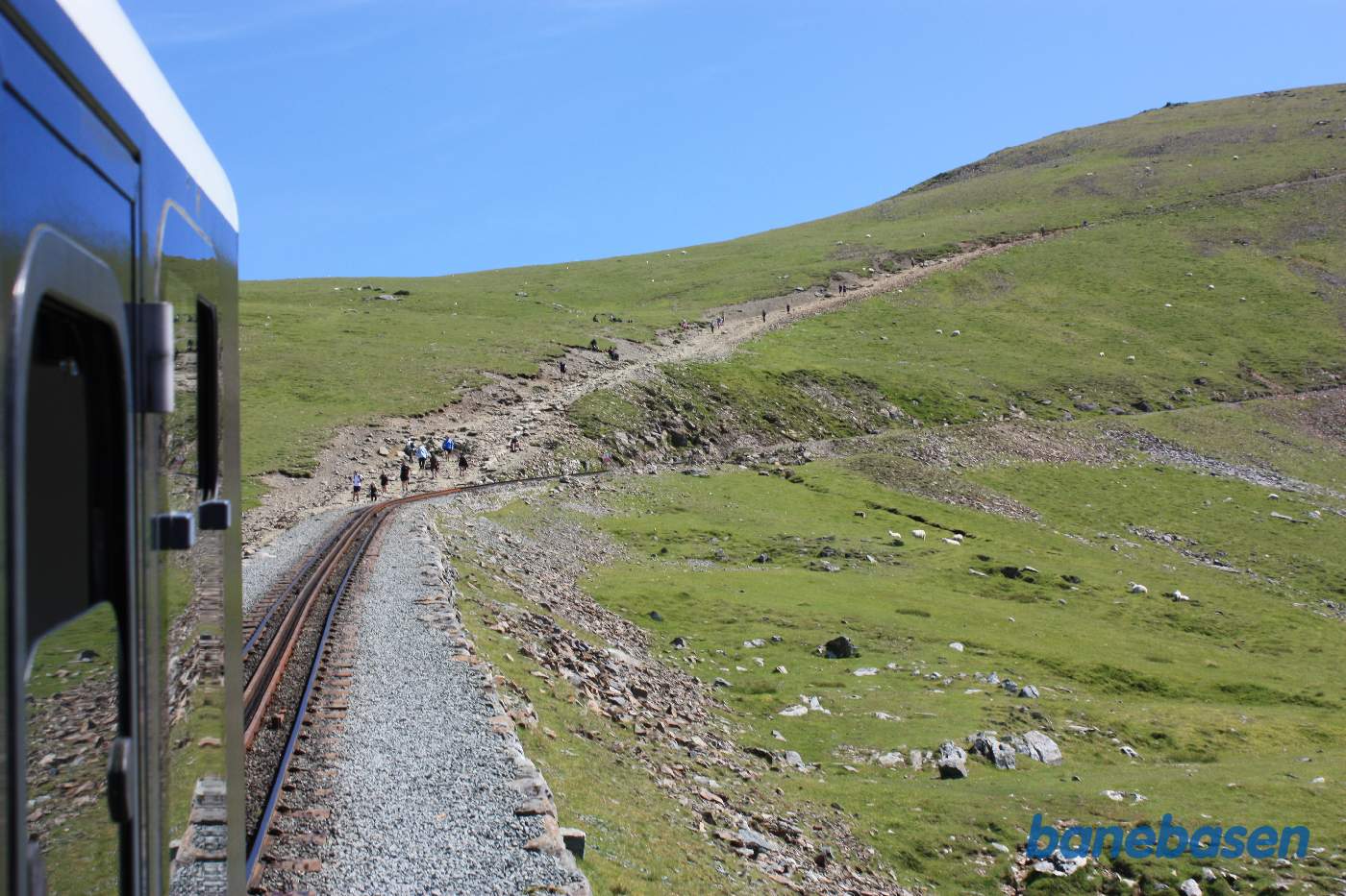 Strækningen mellem Clogwyn og Snowdon Station