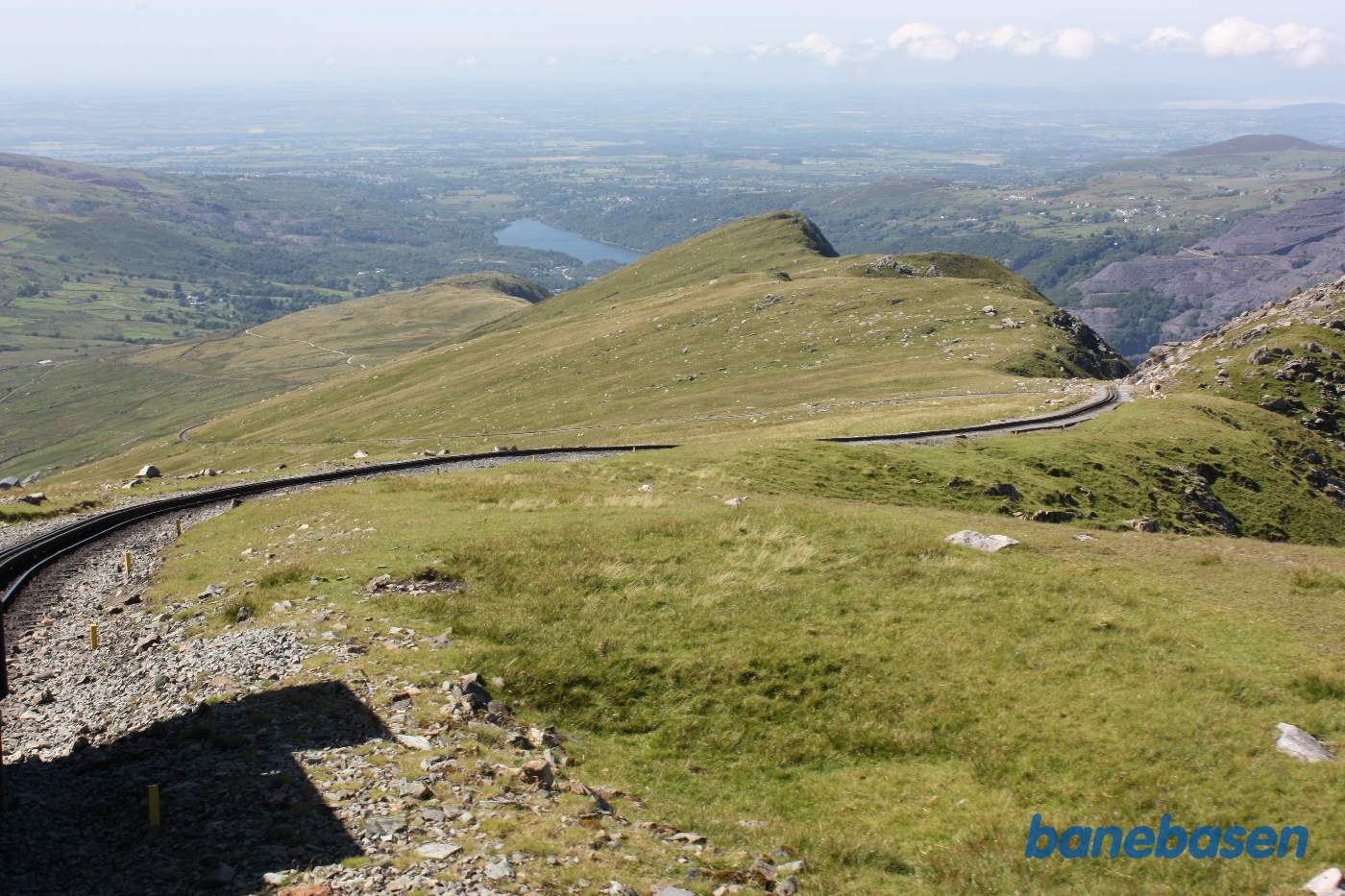 Strækningen mellem Clogwyn og Halfway