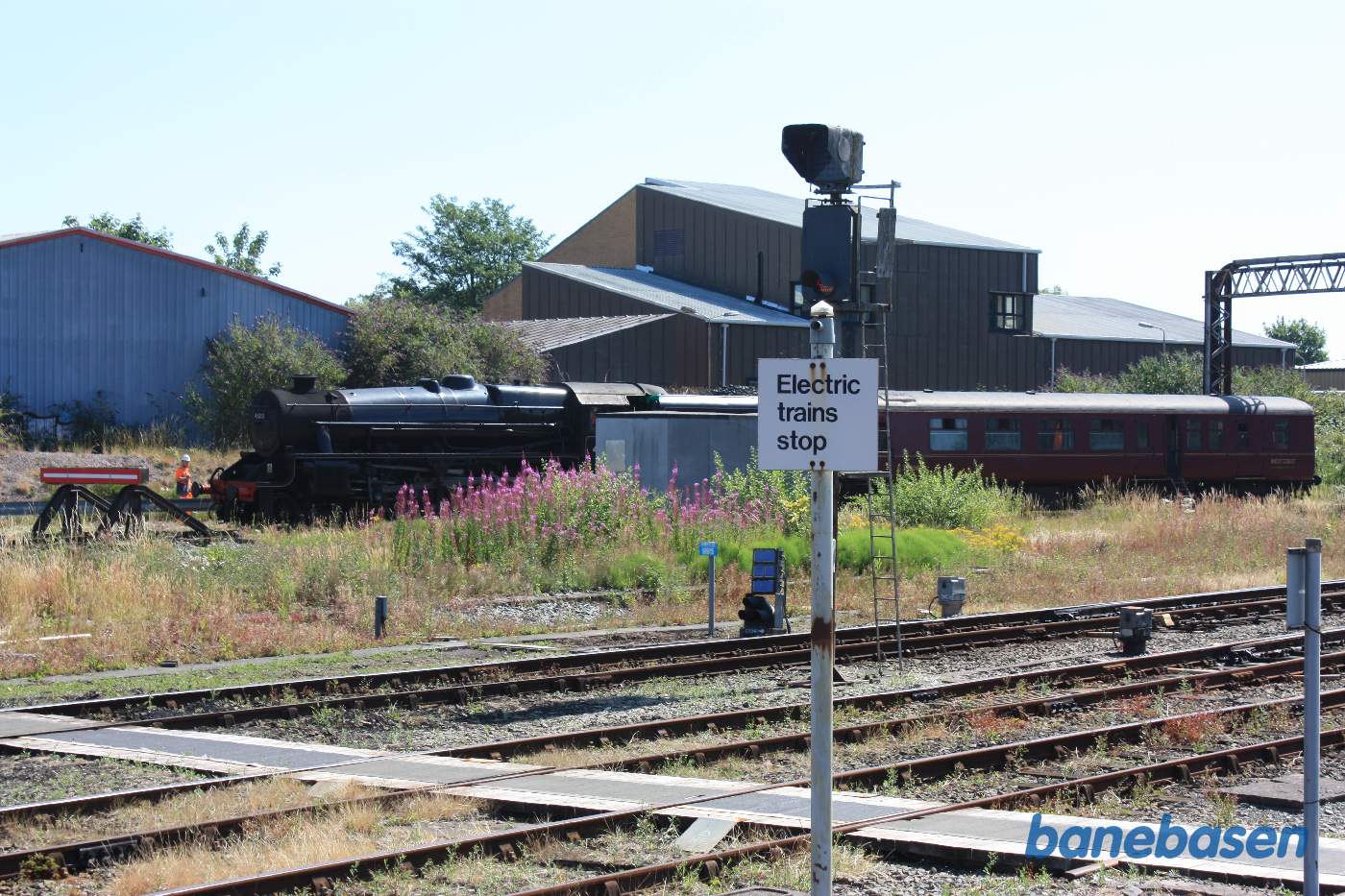 Et damplokomotiv under opfyring