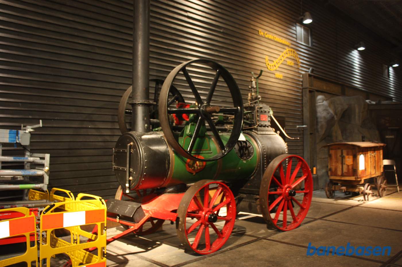 Lokomobil, formentlig brugt i landbruget