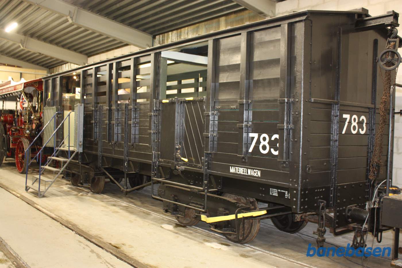 Materiel godsvogn for baneafdelingen