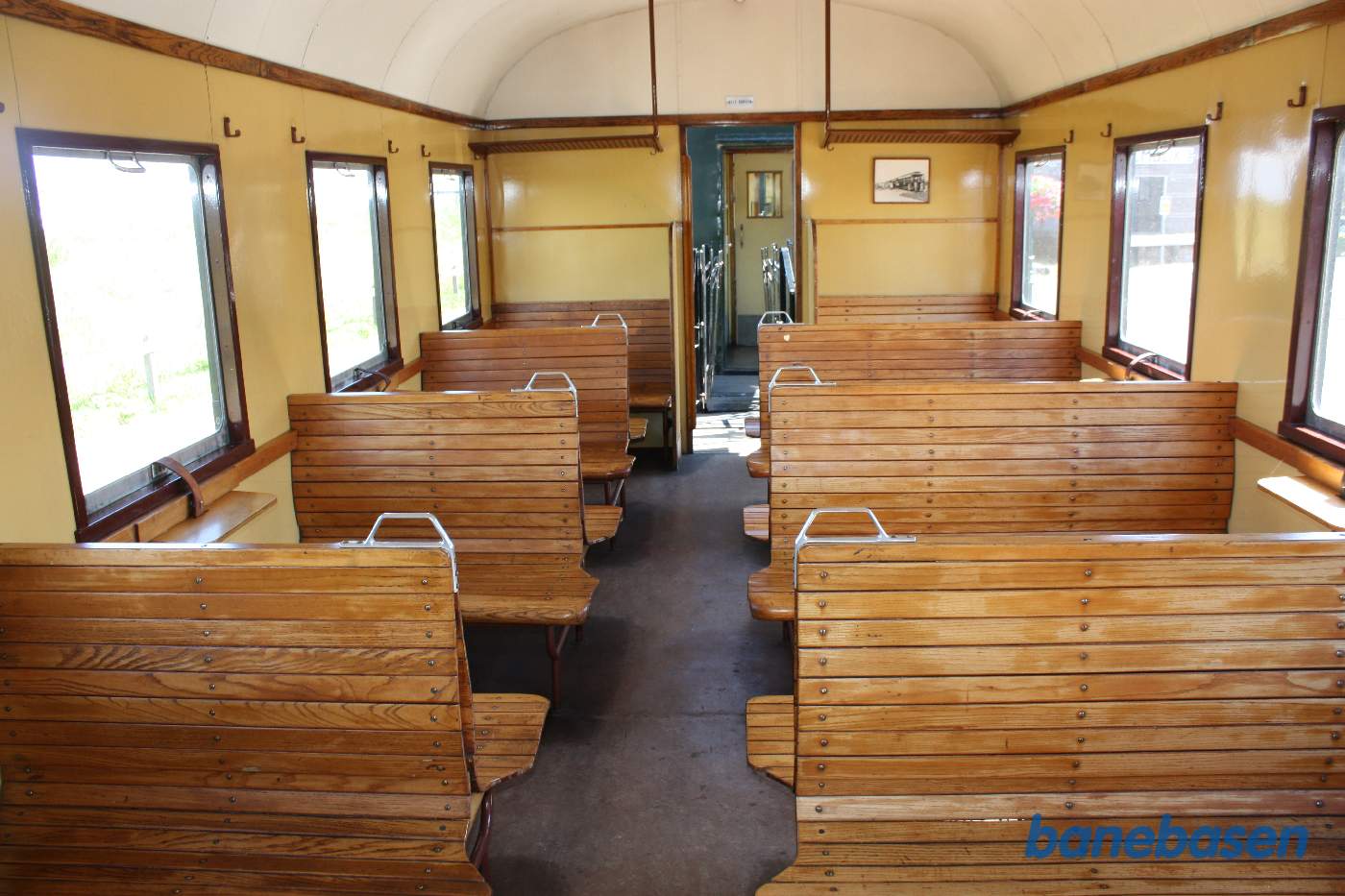 Personvogn set indefra