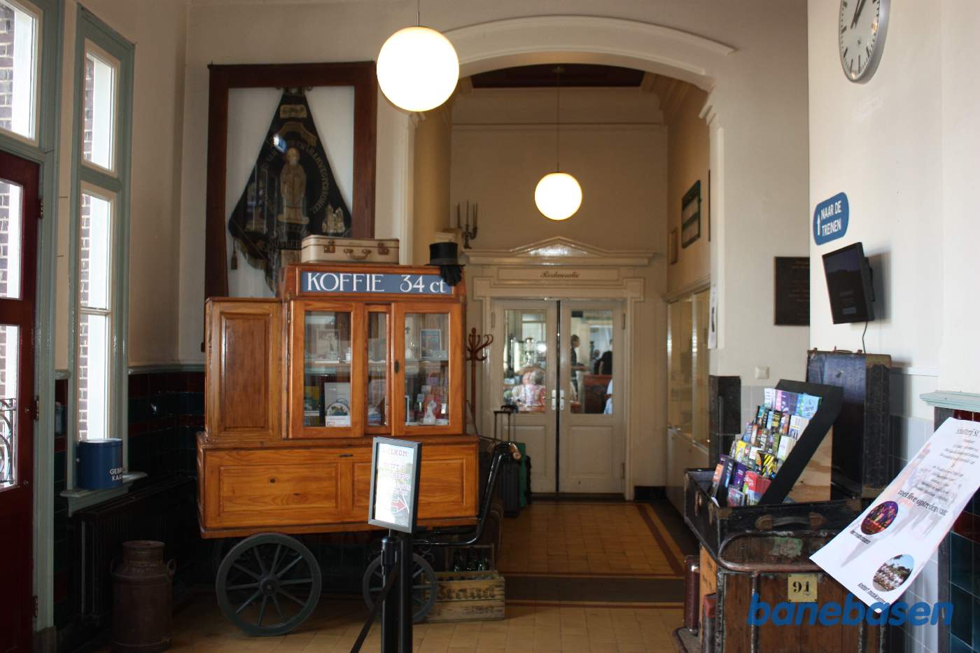 Mellemgangen ind til restauranten