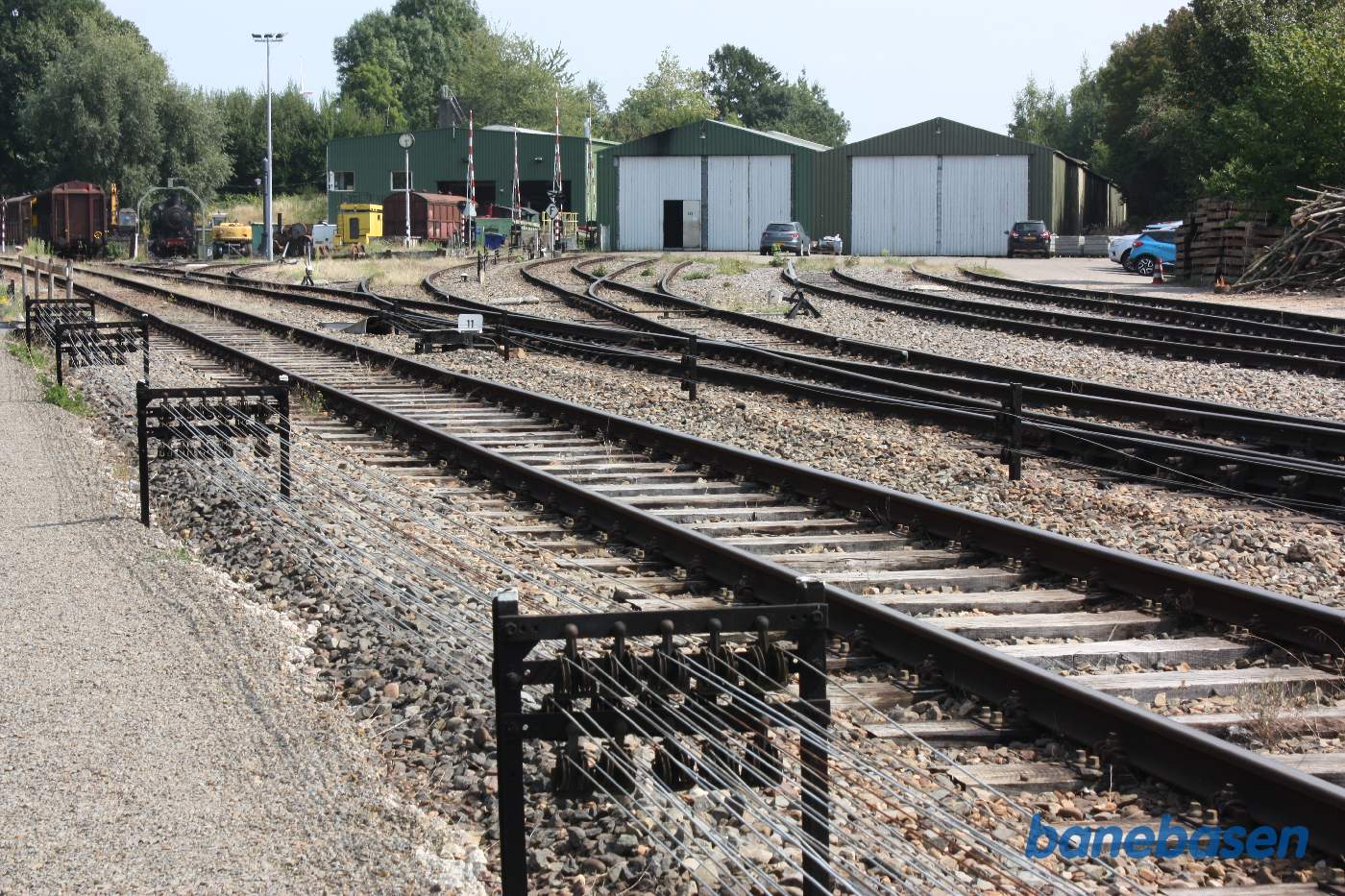 Wiretræk til de mange signaler og sporskifter