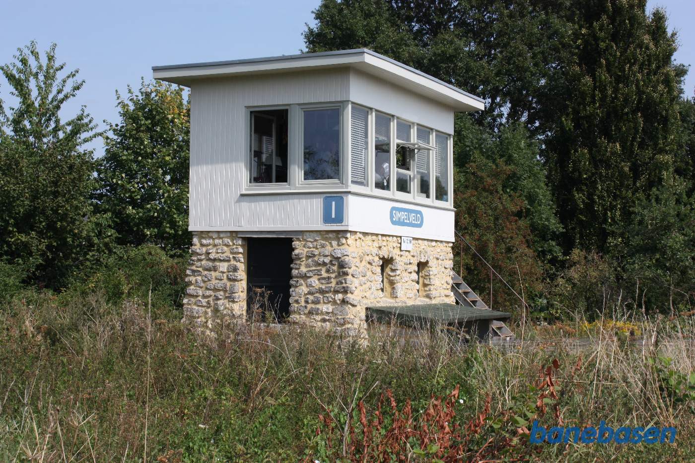 Kommandoposten der styrer signaler og sporskifter på stationen