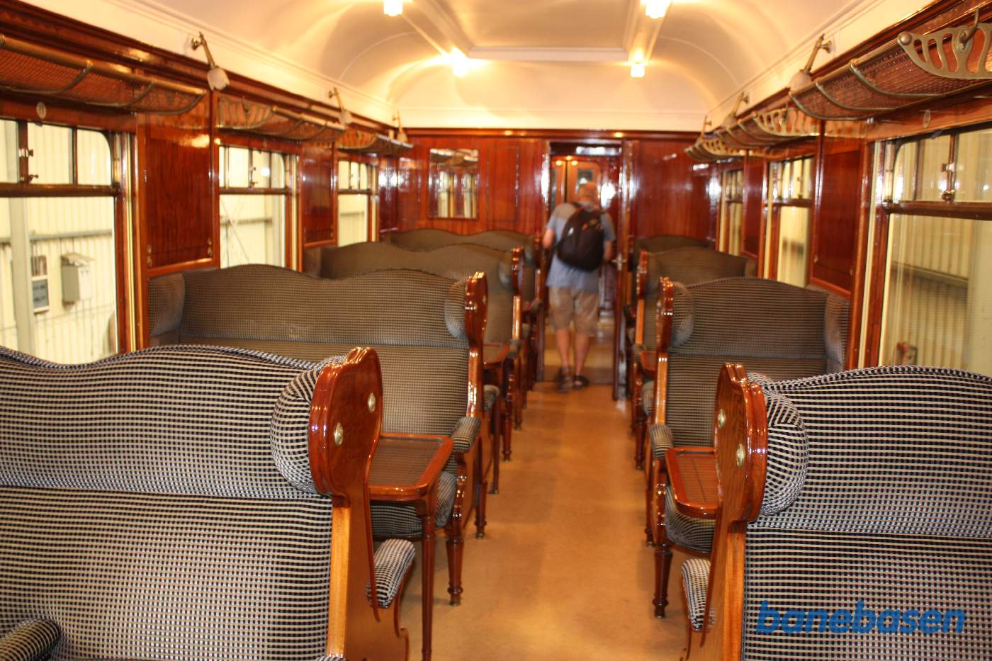 Kupéen i den flotte Pullman salonvogn