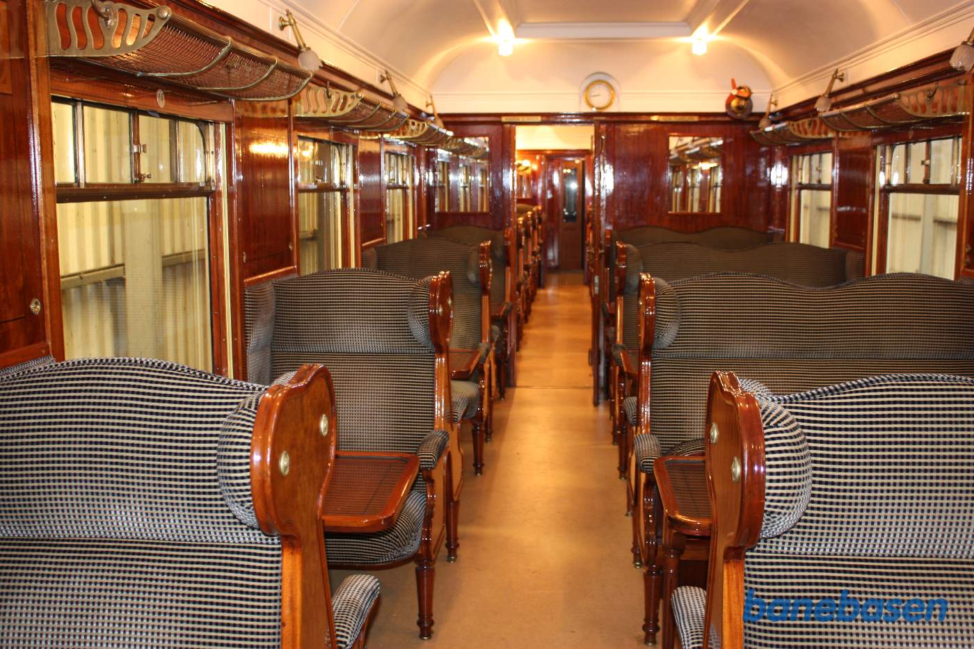 Kupéen i den flotte Pullman salonvogn