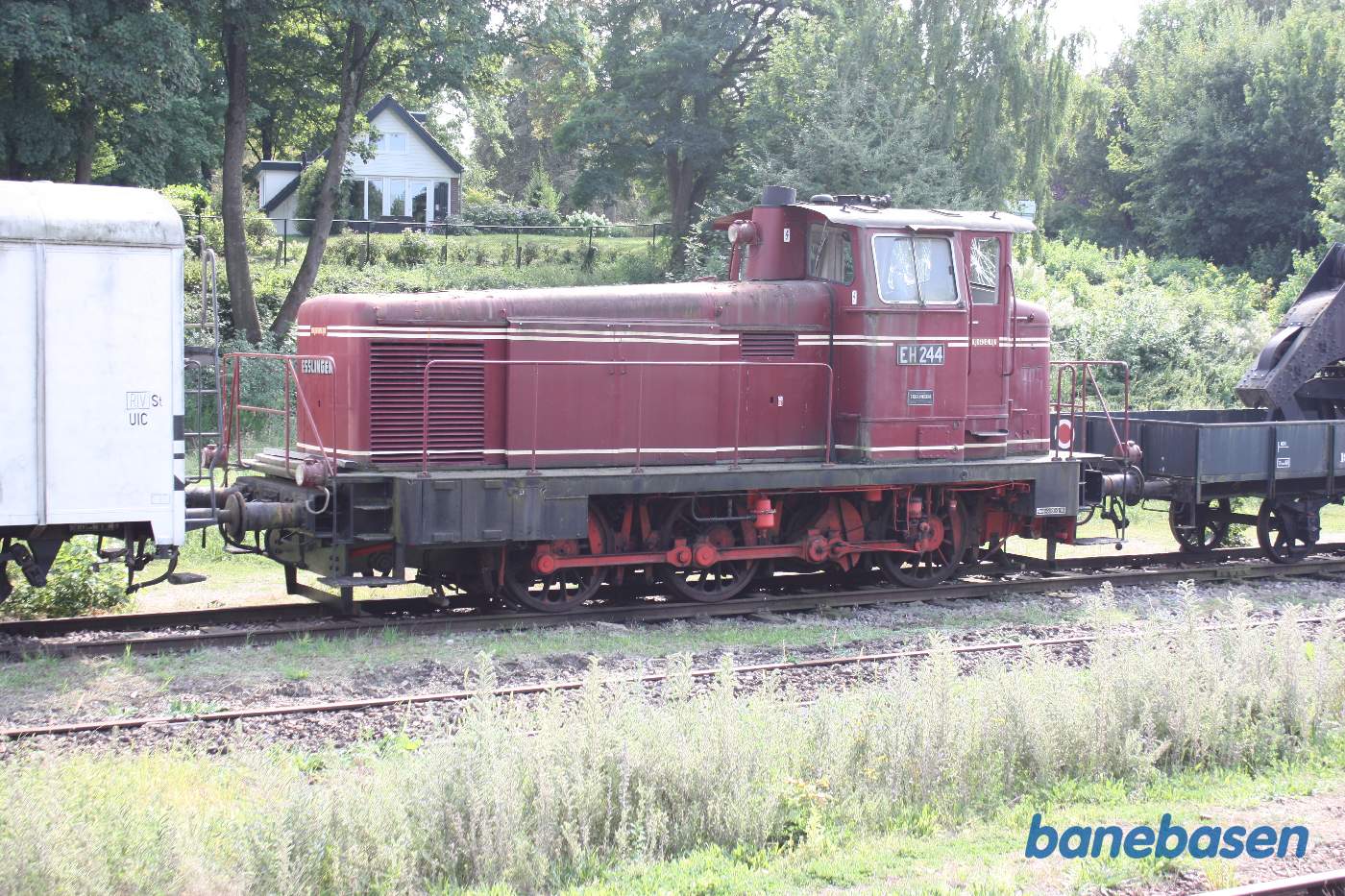 Rangerlokomotiv i sidesporet