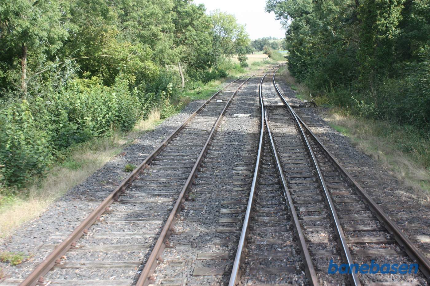Indkørsel på stationen