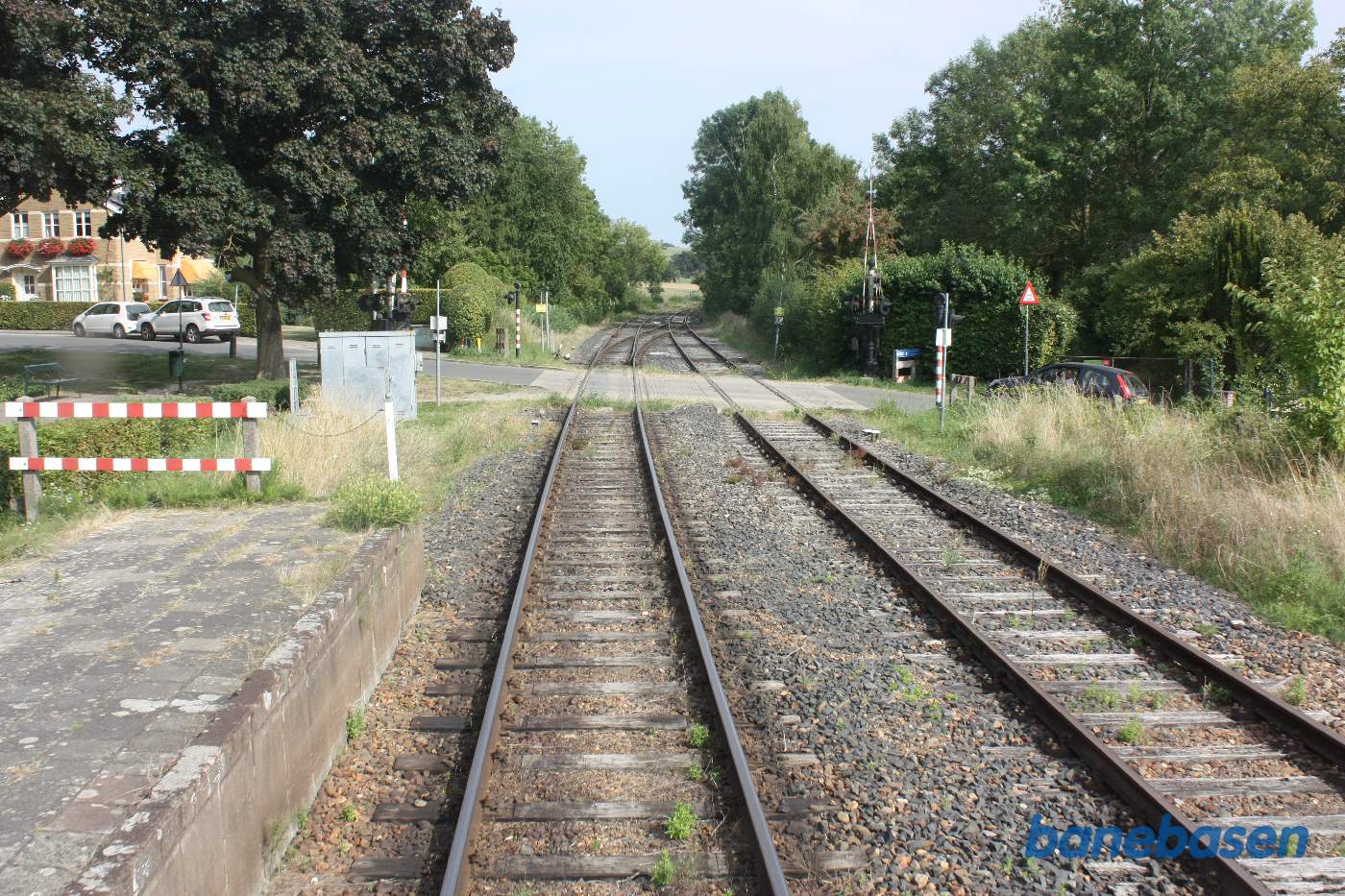 Overkørslen inde på stationen