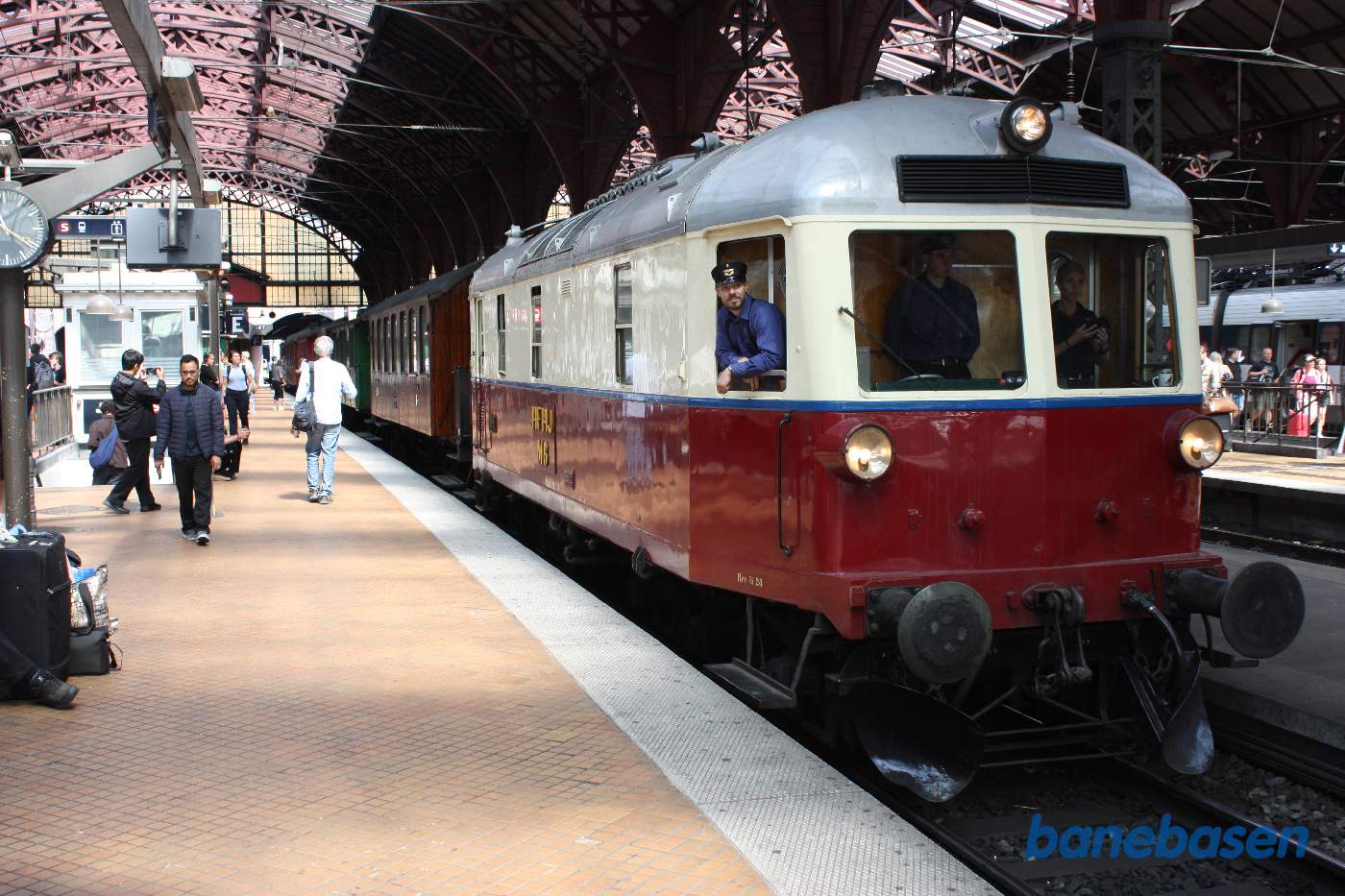 Materieltoget er ankommet til København H Materieltoget er ankommet til København H