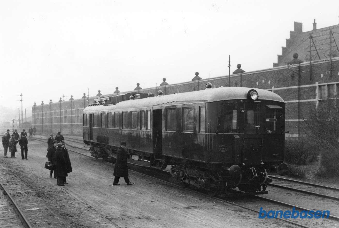 DEVA-motorvogn til Belgien er kørt i land fra færgen