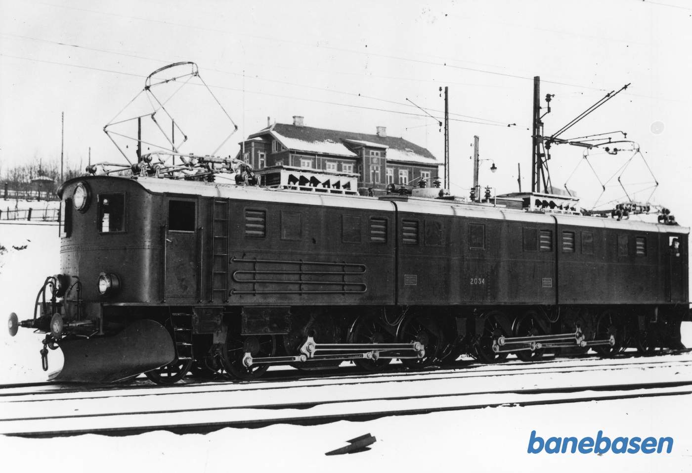 Fabriksfoto af Norsk Ellokomotiv EL 14