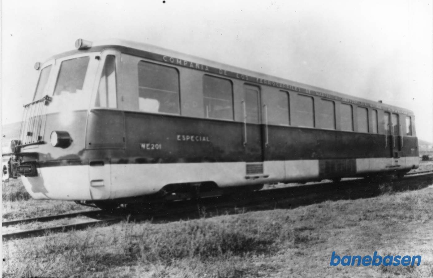 Motorvogn type WE bygget i Spanien i 6 eksemplarer til MZA og med B&W-motor