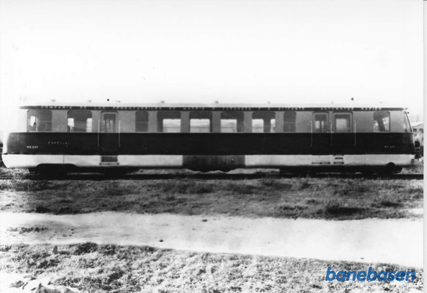 Motorvogn type WE bygget i Spanien i 4 eksemplarer til MZA og med B&W-motor