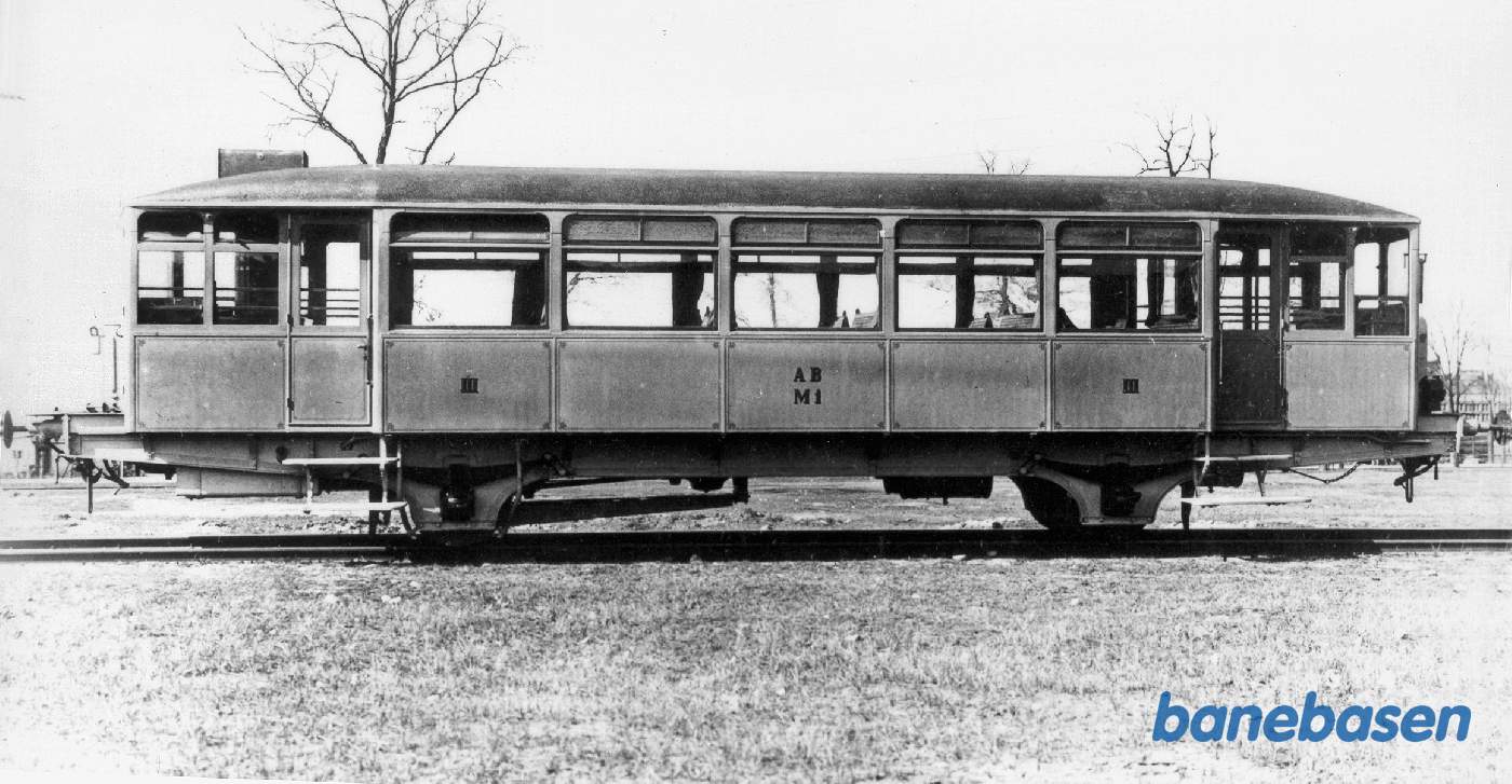 AEG-motorvogn inden leveringen til AB