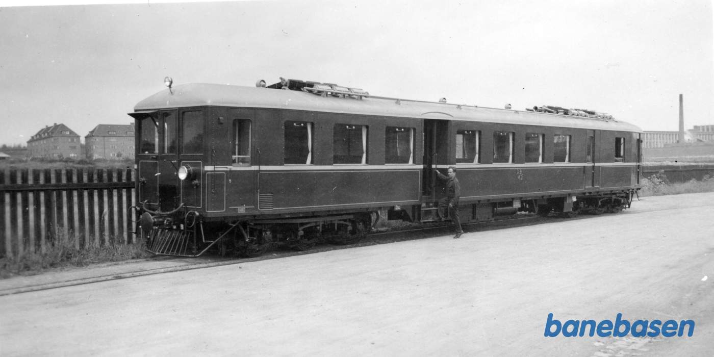 Motorvognen prøvekøres på forbindelsessporet til AHTJ