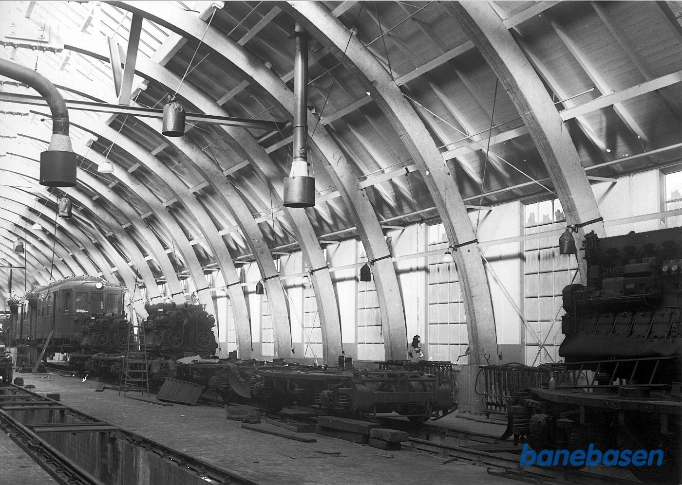 Lyntogshallen på Centralværkstedet