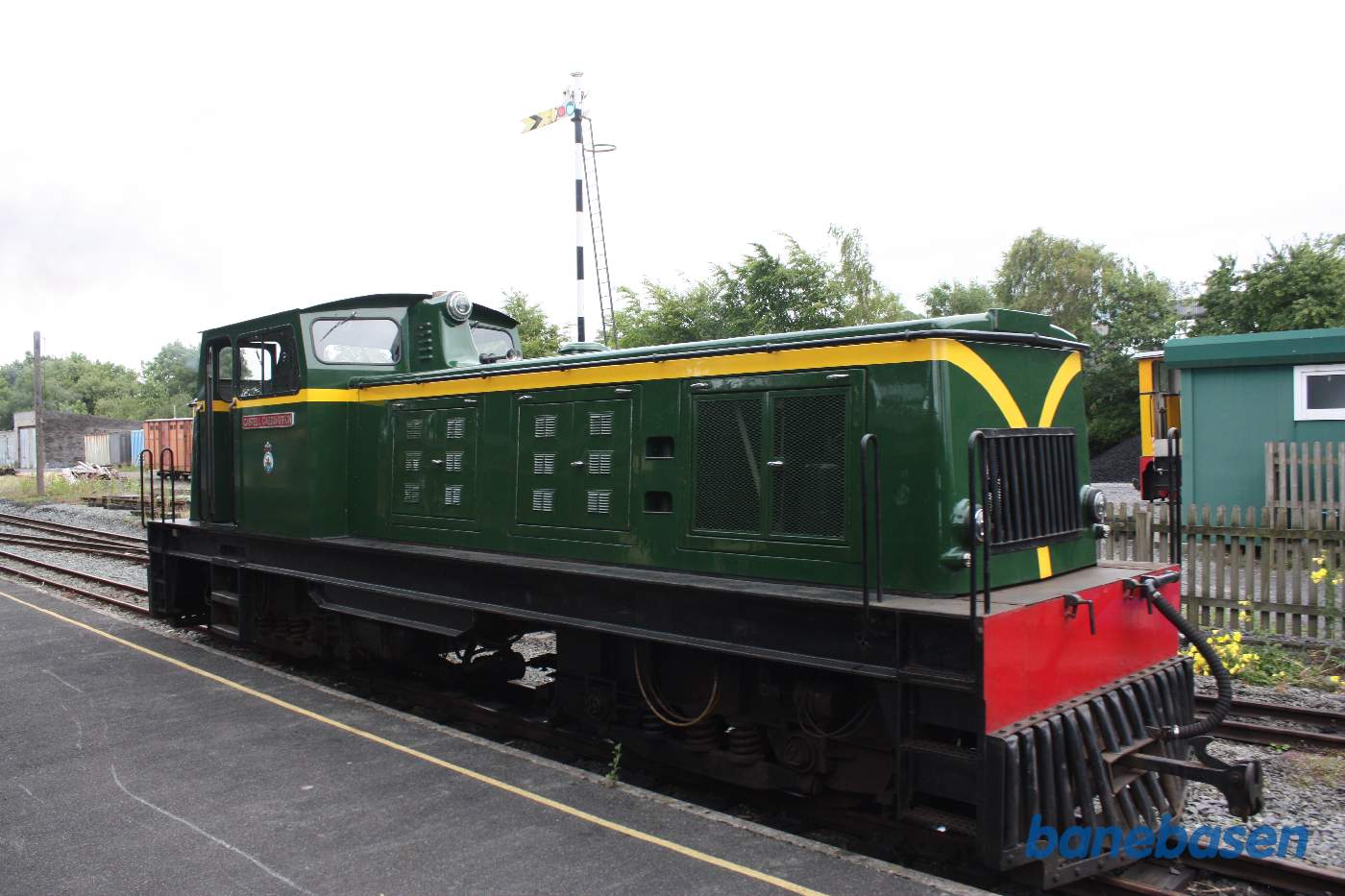 Grønt diesellokomotiv