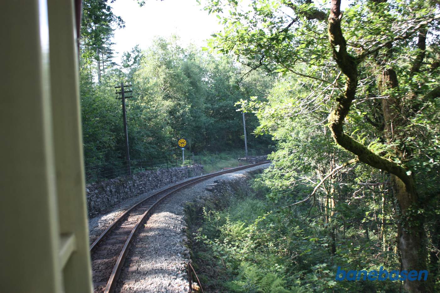 Strækningen mellem Tan-y-bwlch og trinbrættet Plas Halt