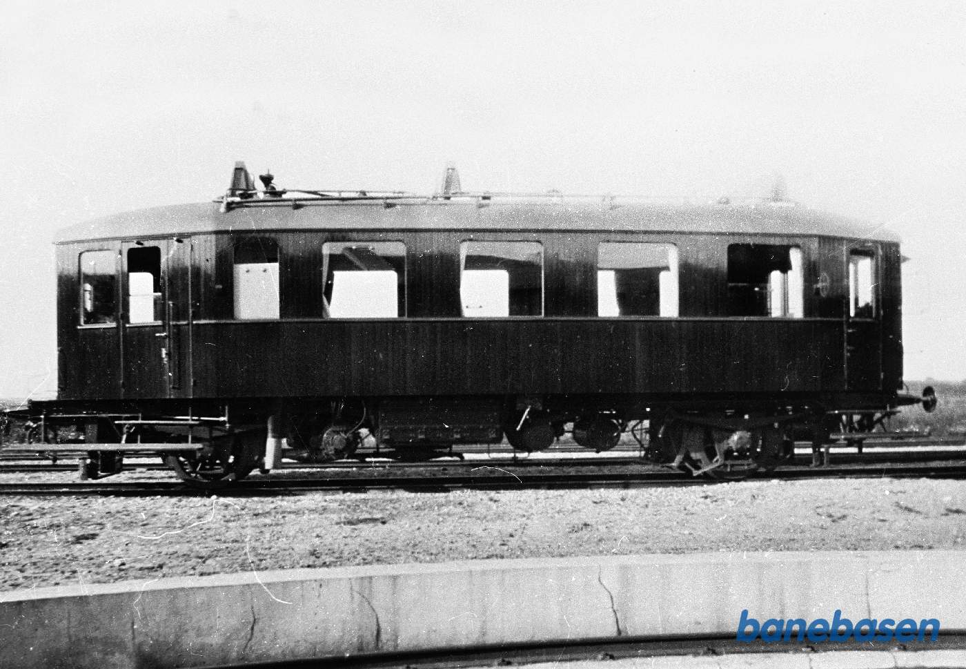 Den fra Scandia opr. lejede vogn var dengang formentlig ikke mærket med hverken ejd.mærke el. nummer