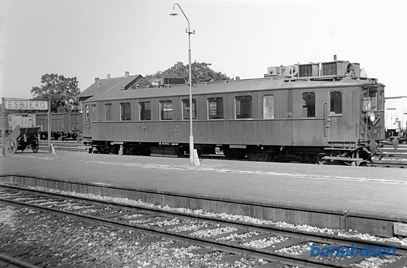 MR 531 ved perron i Esbjerg. På dette tidspunkt kørte de en del løb Esbjerg-Bramming-Ribe-Tønder