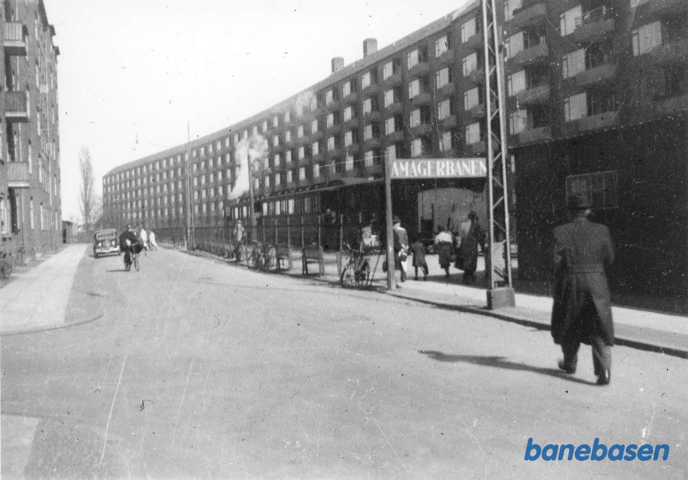 Den midlertidige station ved Store Møllevej