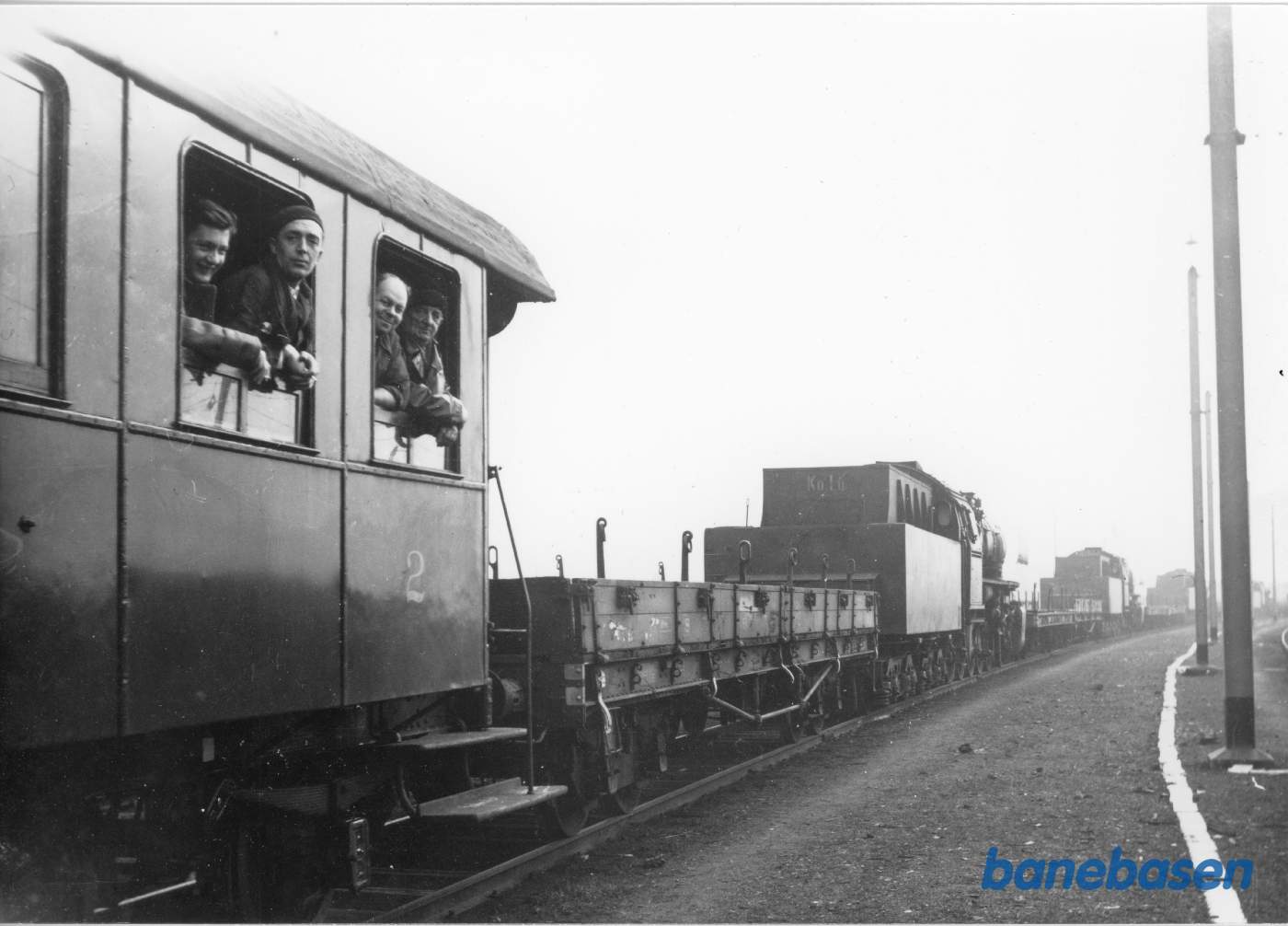 Hjemtransport af de første seks type 50-lokomotiver fra Belgien