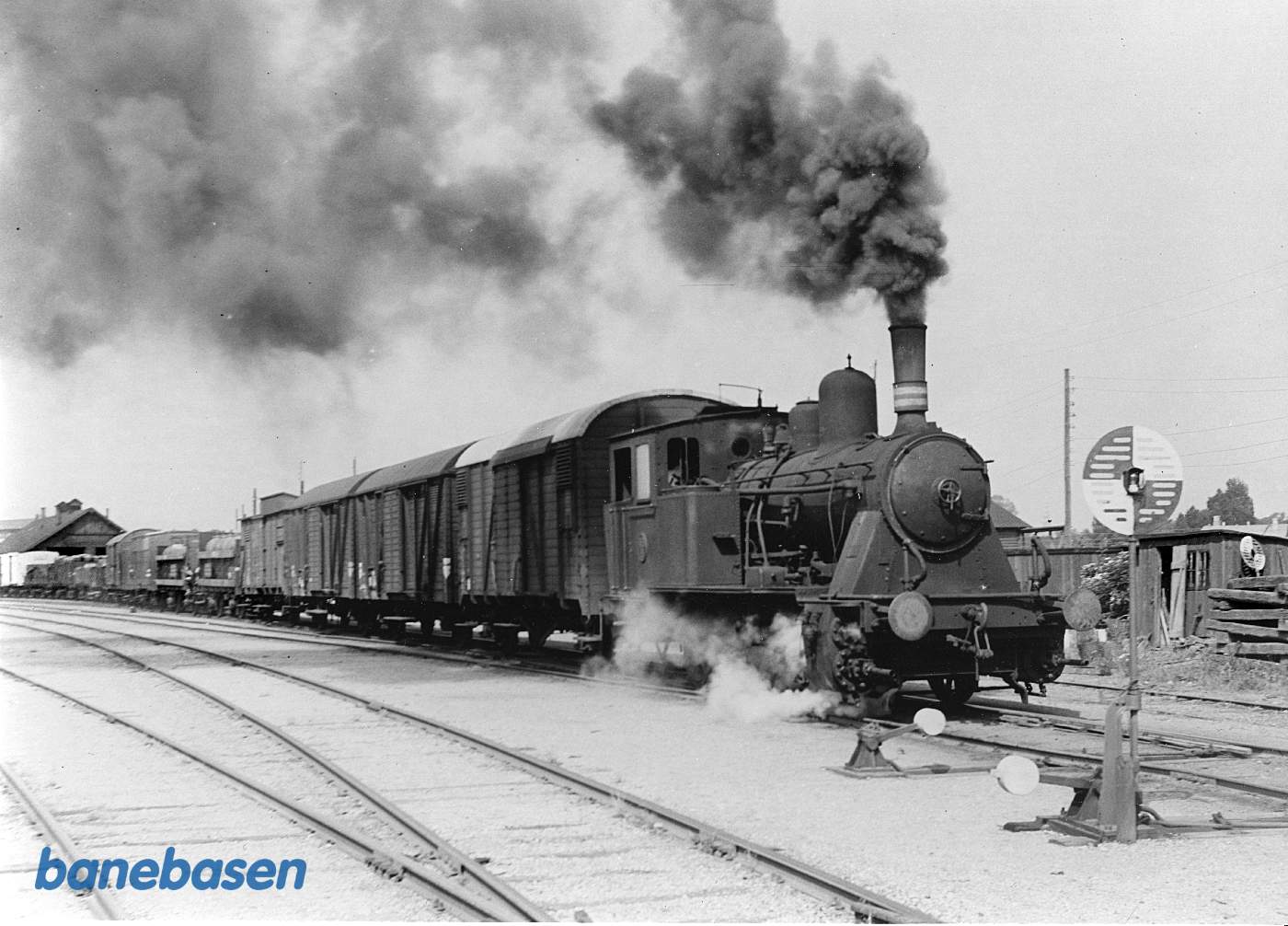 Godstog klar til afgang mod Kastrup